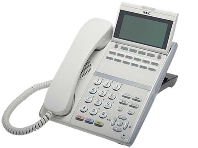 【中古品】ITZ-12D-2D(WH)TEL　12ボタンIP多機能電話機（WH）